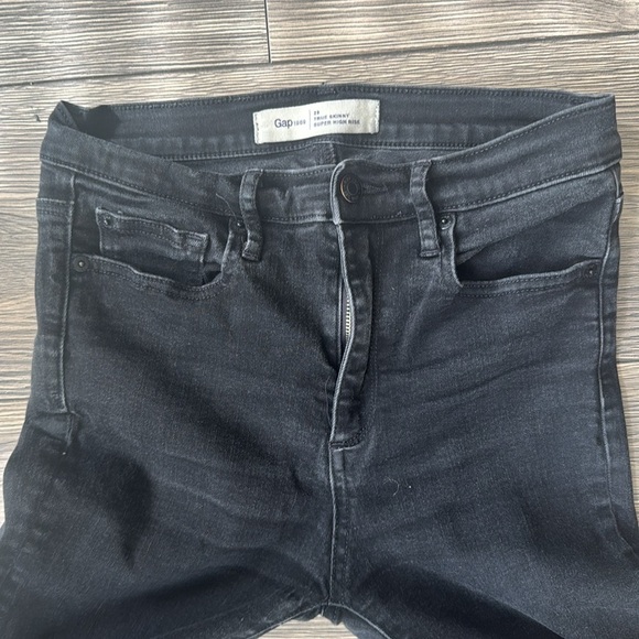 Gap denim true skinny 27 regular free bonus black pair same size - Picture 12 of 14